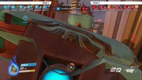 Overwatch CTF - Bastion caps all 3 flags