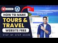 How to Make Tours And Travel Website in WordPress?