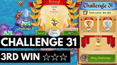 Merge Dragons Challenge 31 • 7m6s On Final Win ☆☆☆