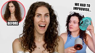 BEGINNER WAVY HAIR ROUTINE WITH CASSANDRA BANKSON (tips for shine and volume)