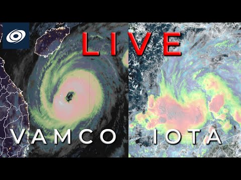 Typhoon Vamco (#UlyssesPH) and Tropical Storm Iota are Major Threats to Land - Live Update