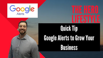 Quick Tip - Google alerts to Grow your Business or Get Content Ideas.