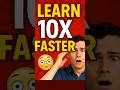 Learn Anything 10X Faster! 😱 | Secret Trick Schools Don’t Teach You 🚀