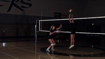Middle Blocker Footwork From Serve-Receive - Volleyball Fundamentals