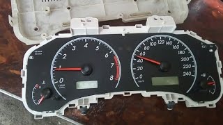 Part 2 cleaning speedometer Toyota altiS