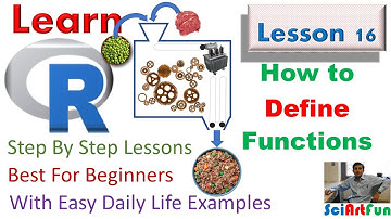 Learn R | How to Define Functions | Types of Functions || Lesson Sixteen