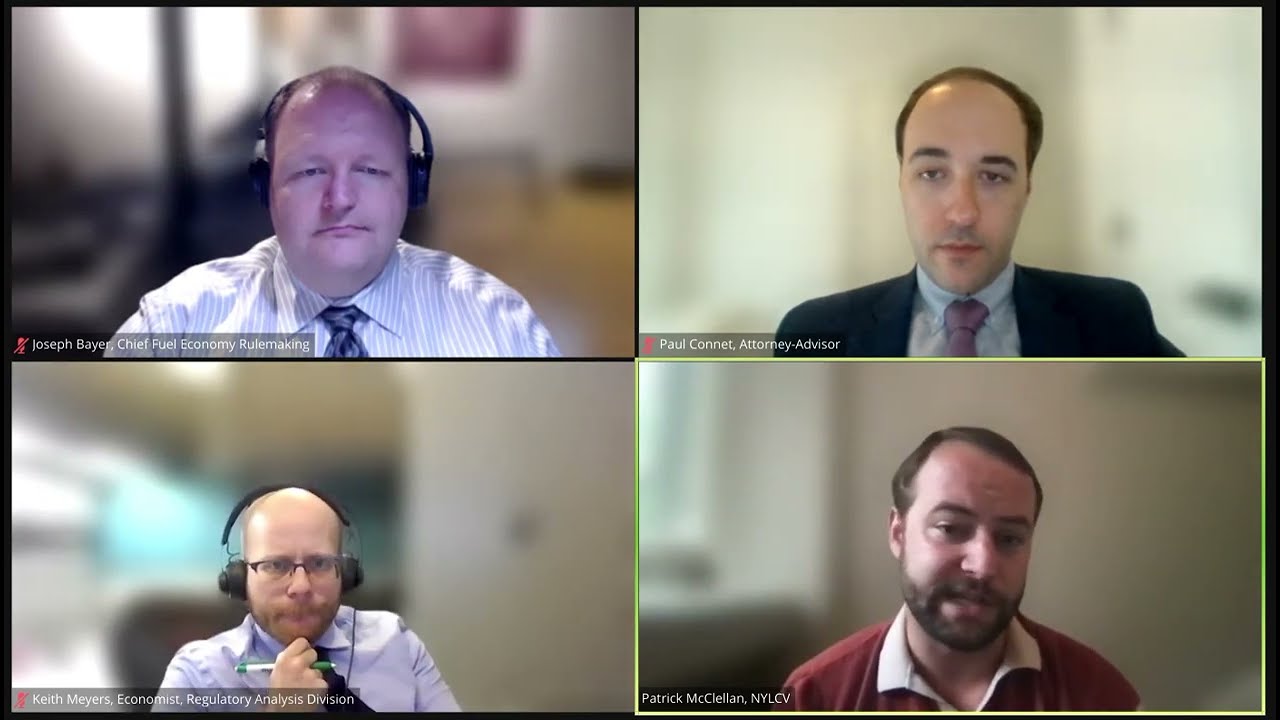 NYLCV Policy Director Pat McClellan testified before the NHTSA about fuel economy standards.