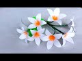 Simple paper crafts | how to make easy paper flowers | kagaj  ka phool l SRS chitrakari