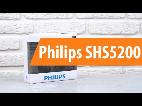Распаковка Philips SHS5200 / Unboxing Philips SHS5200