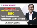 SBEC| Amendments for June 2020| CA Mayur Agarwal|Setting Up of Business Entities and Closure