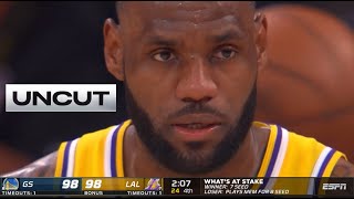 Final 4:49 Warriors vs Lakers 2021 NBA Play-In Tournament Game UNCUT