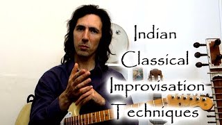 Indian Classical Improv Techniques Alap in Raag Jog Guitar Lesson Academy clips