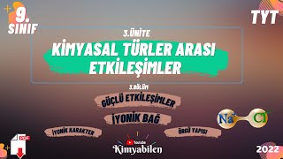 İyoni̇k Bi̇leşi̇kleri̇n Örgü Yapisi - 9.Sinif Ki̇mya - Tyt Ki̇mya