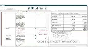 CPA Exam Simulation Video | Document Review Simulation: AUD (Auditing and Attestation)