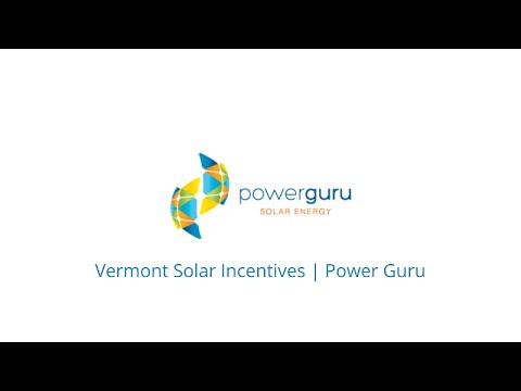 Vermont Solar incentives | Power Guru - www.power-guru.com