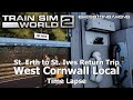 St. Erth to St. Ives Return Trip - West Cornwall Local - Time Lapse - Train Sim World 2