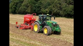 Drilling beans with horsch pronto 3DC and John Deere 6155R