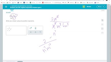 Quotient rule with negative exponents: Problem type 2