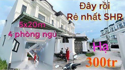 🔥Ngậm ngùi hạ 300tr- Nhà đẹp 5x20m cách Quốc lộ 1a chỉ 500m!Hỗ trợ 1tỷ nhận nhà ở ngay SHR RẺ THIỆT