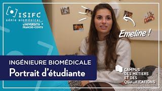 Portrait Dingénieure Biomédicale Isifc - Emeline