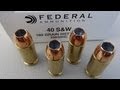 .40 Federal HST 180 gr Ammo Gel Test