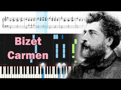 Бизе.-Хабанера.-bizet---habanera.-carmen.-#piano-tutorial.