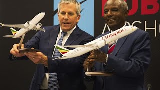 L'Éthiopie achète 31 avions Boeing au salon aéronautique de Dubaï