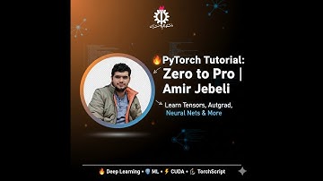آموزش PyTorch از صفر تا حرفه‌ای برای Deep Learning قسمت 2 | امیر جبلی (Amir Jebeli)