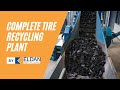 State of the art Tire Recycling Plant