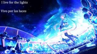 Nightcore - Live for the Night - 「Lyrics On Screen」