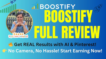 Boostify Review How to Drive Targeted Traffic with AI & Pinterest No Camera Needed @KruthikaIyyan