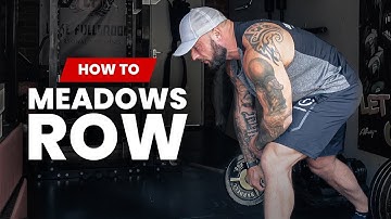Meadows Row - The Secret to a Thicker Back Revealed by John Meadows
