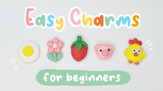Easy Charms for Beginners | Air Dry Clay Tutorial