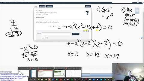 Examples  Mixed Multistep Factoring Equation