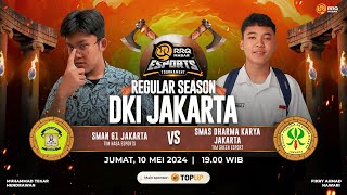SMAN 61 JAKARTA vs SMAS DHARMA KARYA JAKARTA [RRQ MABAR ESPORT DKI JAKARTA CHAMP]