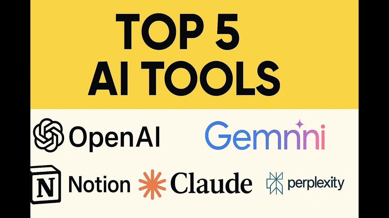 Top 5 AI Tools That Will 10x Your Productivity in 2025 - YouTube