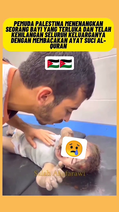Bayi ini kehilangan ibu dan ayahnya ketika rumah mereka terkena serangan udara israel 😔 #shorts