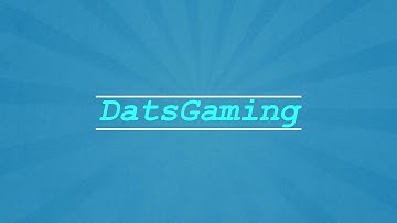Intro DatsGaming