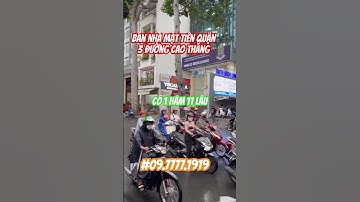 Bán nhà mặt tiền quận 3 đường Cao Thắng ngang 11.4m dài 40m #bán_nhà_mặt_tiền_quận_3 #batdongsan