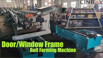 【Door/Window Frame】Linbay- Door/Window Frame Roll forming Machine with Flying Saw Cut