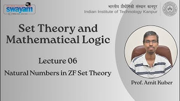 Lecture 06: Natural Numbers in ZF Set Theory