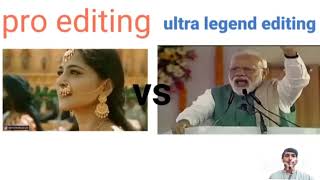 Pro editing vs Ultra legend 😎😯 editing