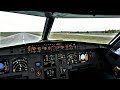 COCKPIT of SAS A319 *RETRO LIVERY* Take Off from Copenhagen!