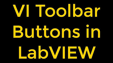 How to Use VI Toolbar Buttons in LabVIEW