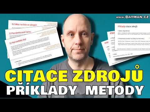 Video: Poznámka Pro Autory: Pravidla Práce Slavných Autorů