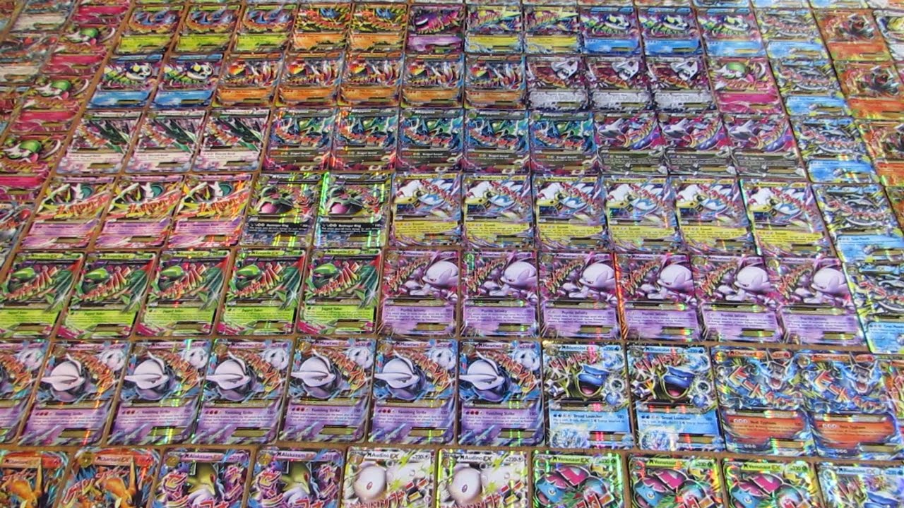 alle pokemon kort My Pokemon Mega Ex Card Collection Youtube alle pokemon kort