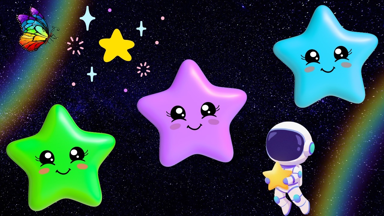🌟 Twinkle Twinkle Little Star Magical Night Song for Cheerful Little Dreamers 🌟
