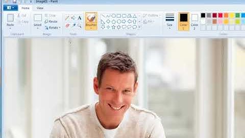 How to resize an image using Microsoft® Paint in Windows® 7