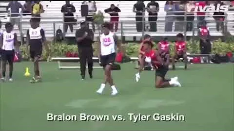 2021 DB locks down WR at Rivals Camp Miami | Tyler...