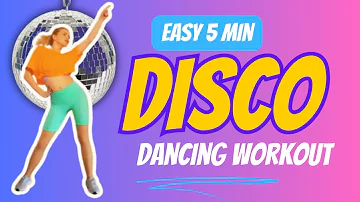 DISCO 5 MIN Easy Party Dancing Workout. No equipment. #danceoke #disco #workout #dancecover